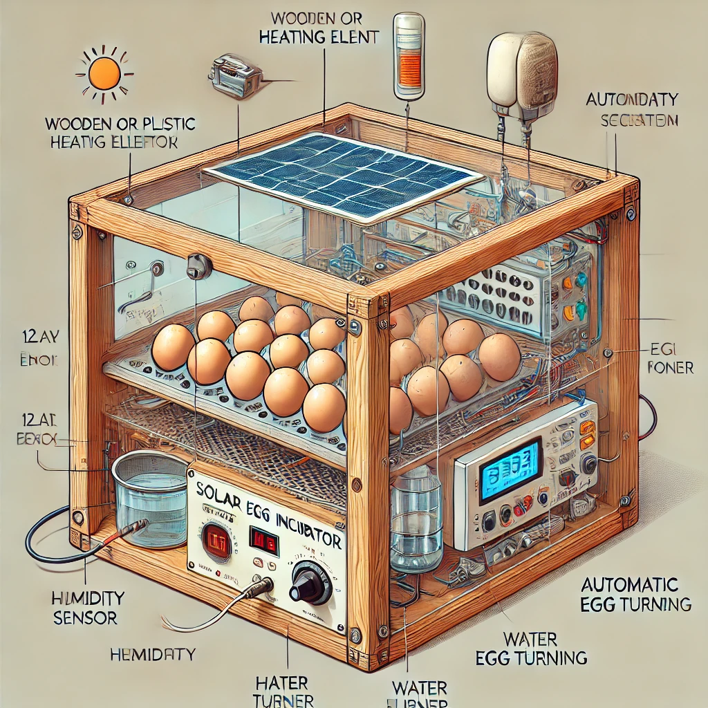 DIY Project: Automated Solar-Powered Egg Incubator for Poultry Farmers