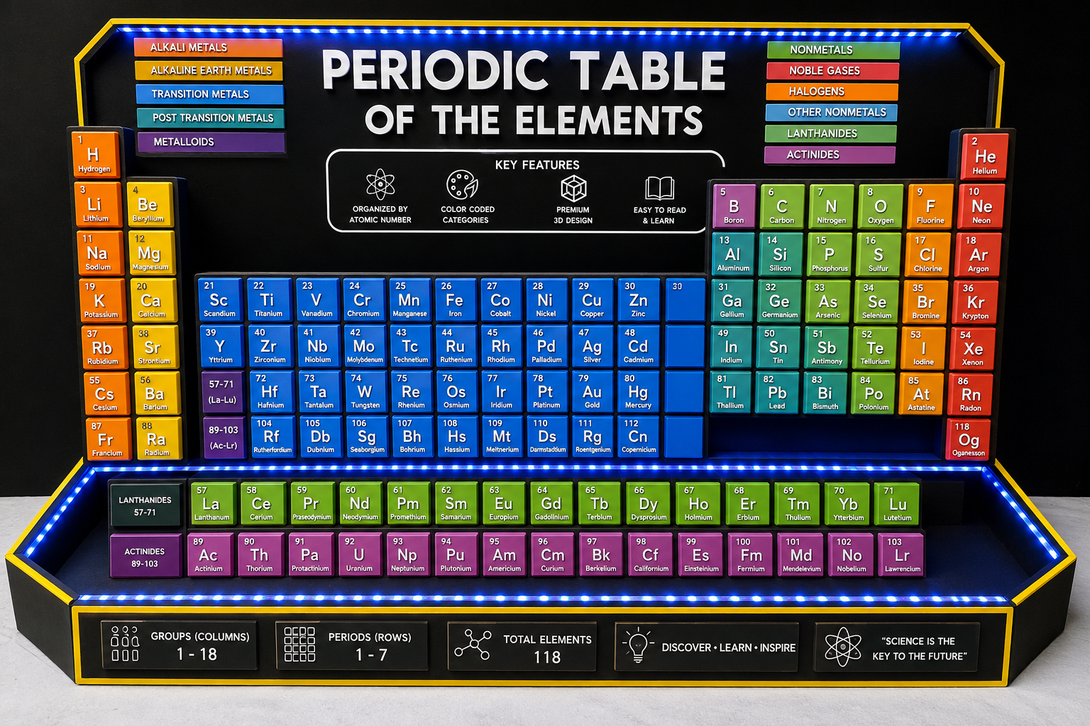 How to Make a Periodic Trends LED Board Using Arduino